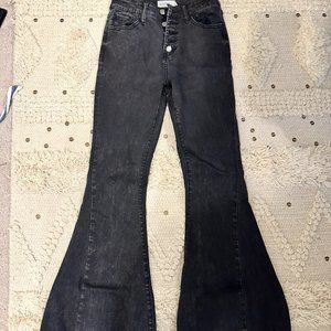 Rooted Flared Jeans.